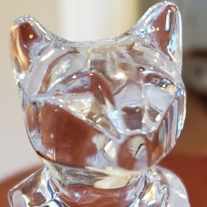 Siamese Cat Glass Figurine